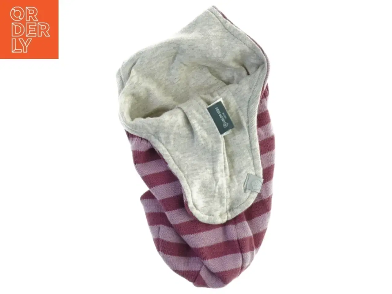 Billede 5 - Stripet hue i lilla og grå (str. 48 cm)