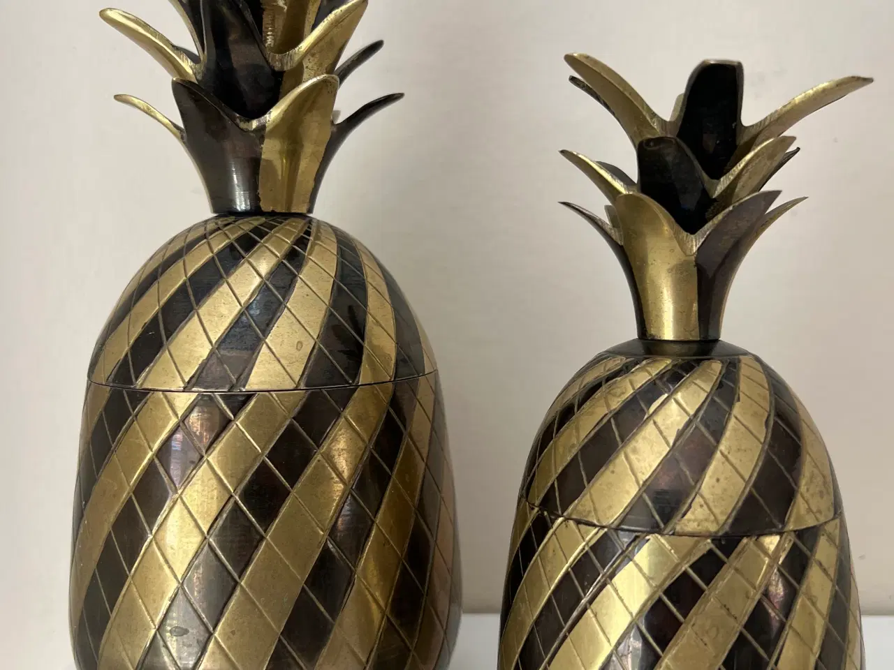 Billede 2 - Smukke Maison Jansen messing ananas fra 70’erne 
