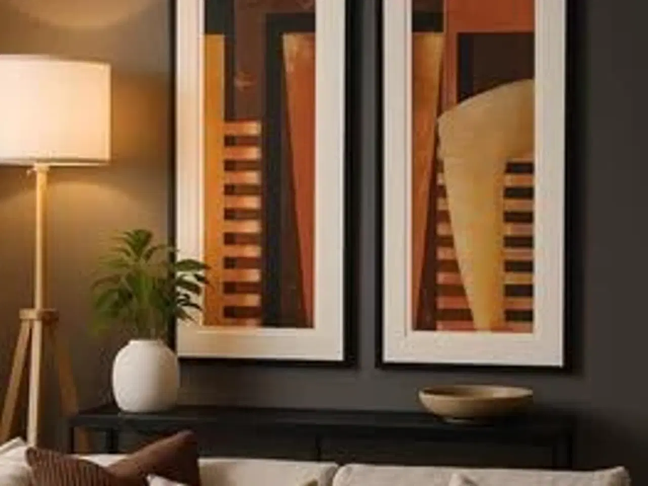 Billede 1 - Tvillinger, Maleri fra kunstgalleriet (unikt -BYD)