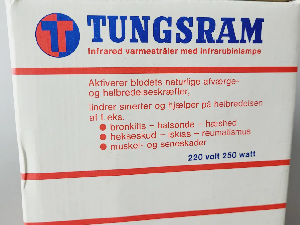 Billede 4 - ⭐️· Tungsram Infrarød Varmelampe / Varmestråler