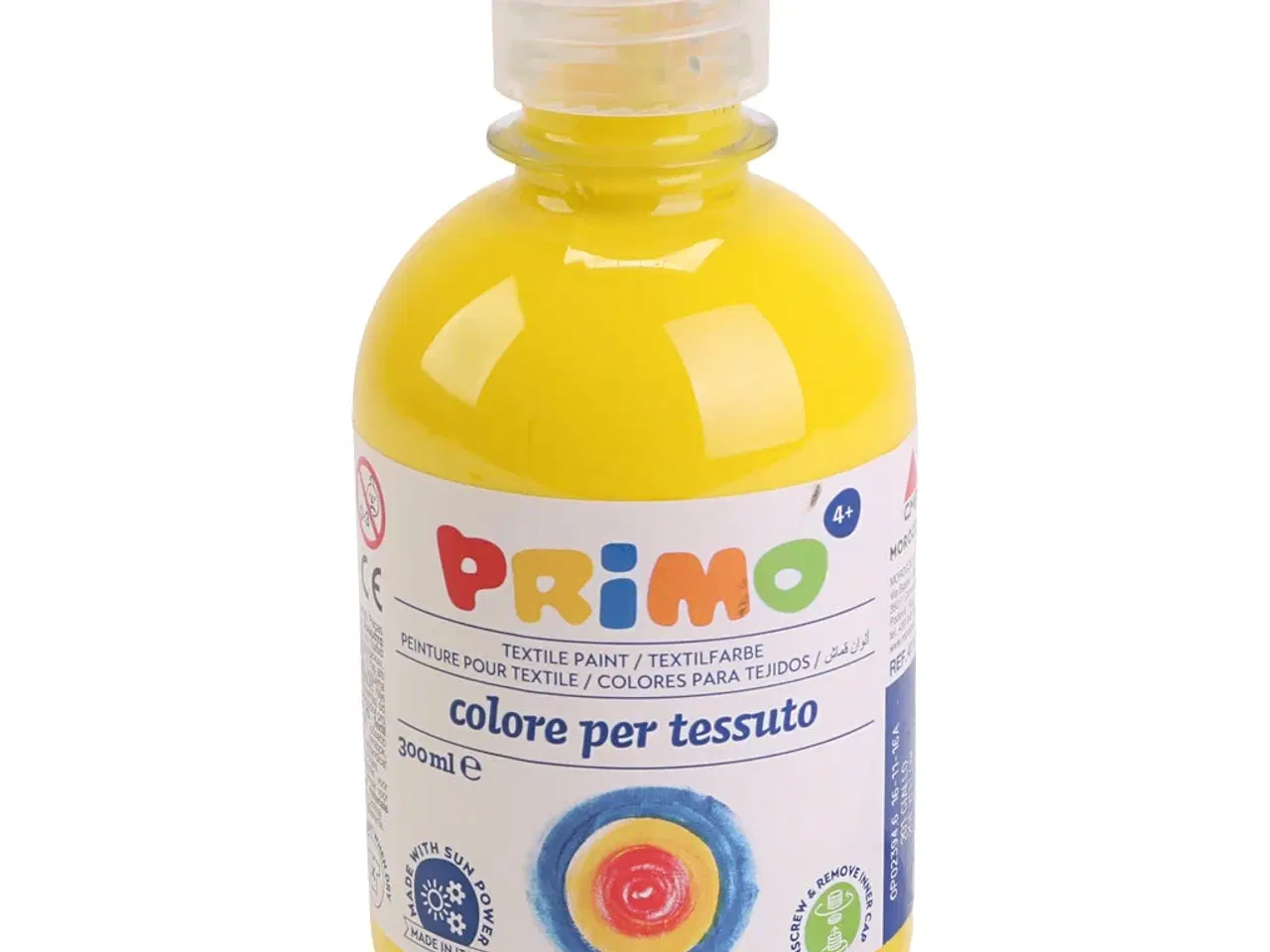 Billede 1 - Tekstilmaling, gul, 300ml/ 1 fl.