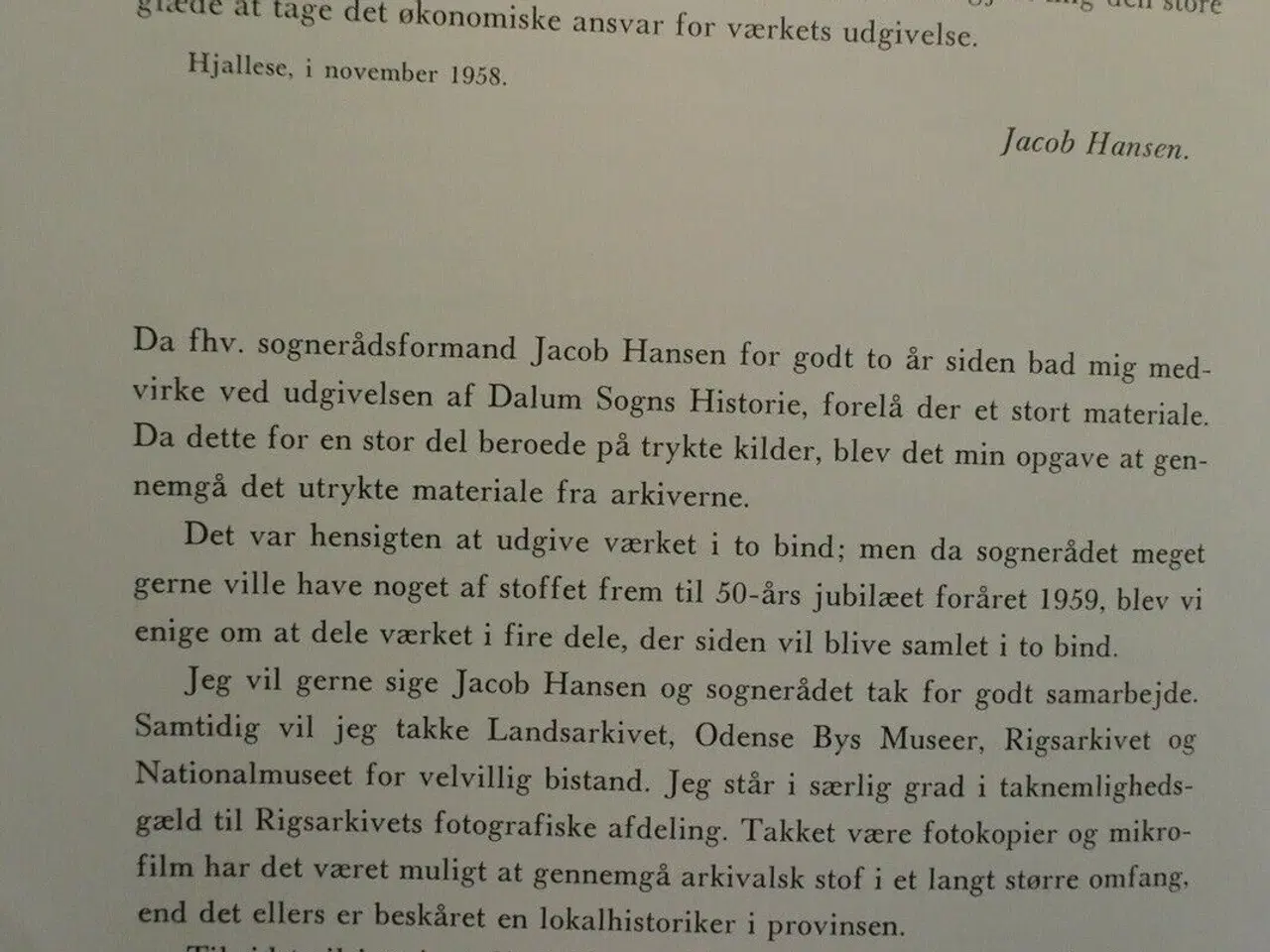 Billede 5 - dalum sogns histore 1-2 i 4 halvbind, ved jakob ha