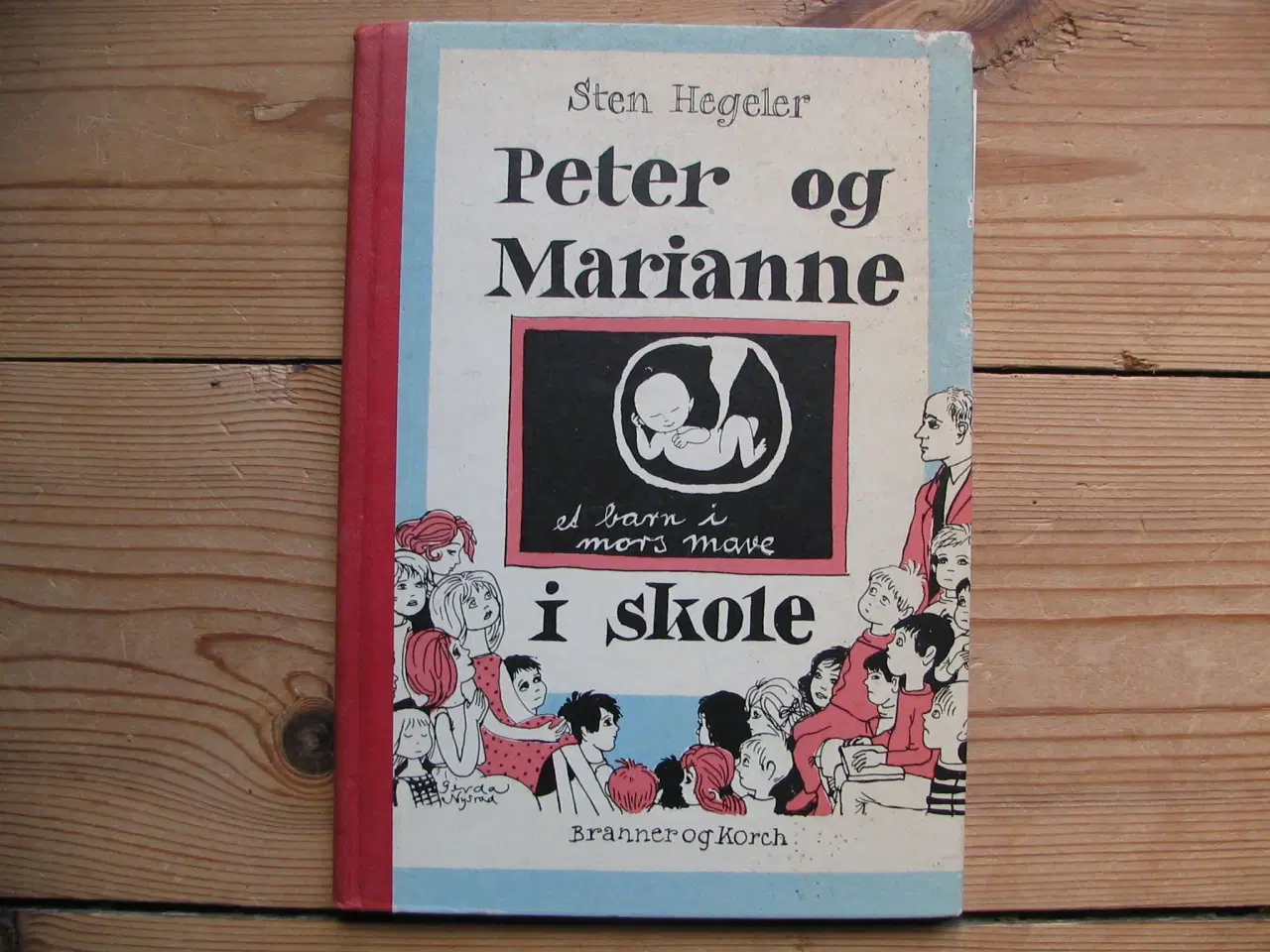 Billede 1 - Sten Hegeler (1923-2021).Peter og Marianne i skole