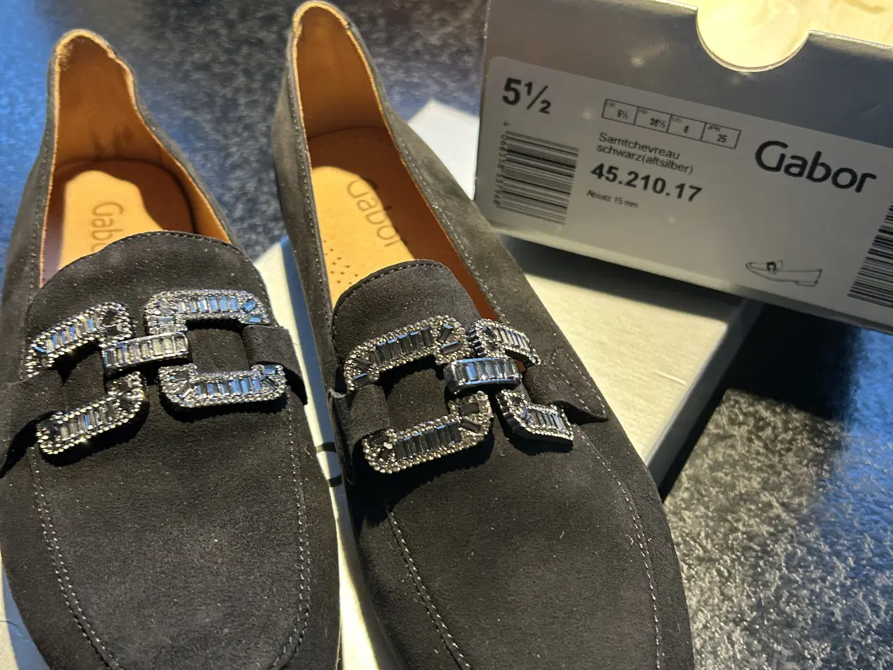 Billede 5 - Gabor sko sorte str 38 1/2 nye i æske