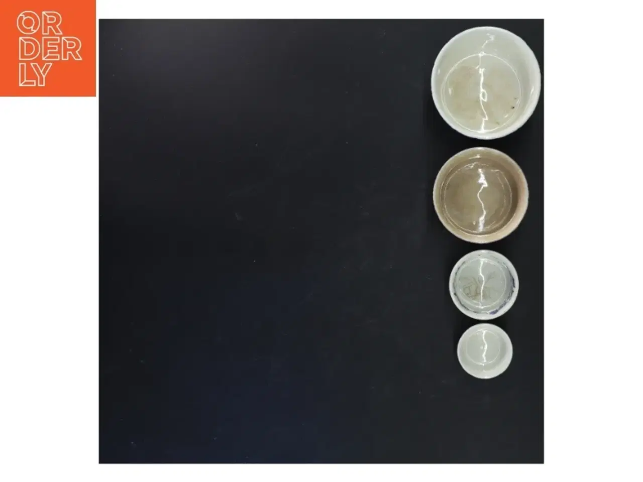 Billede 3 - Delft Skåle, 4 stk (str. 3,5x5&4x6&6x9&7x10 cm)