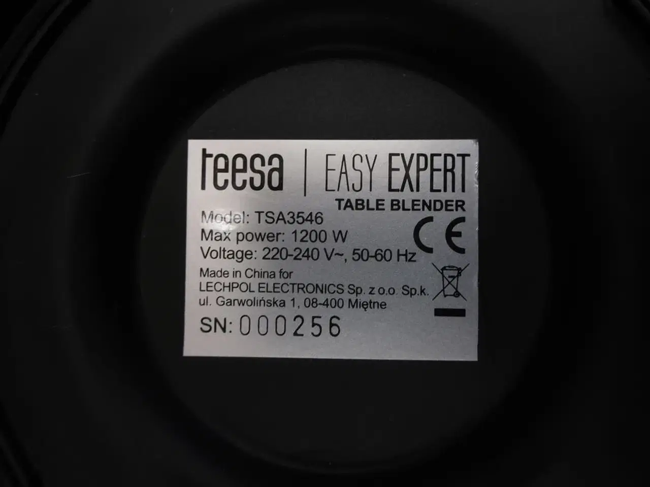 Billede 2 - Blender TEESA TSA3546
