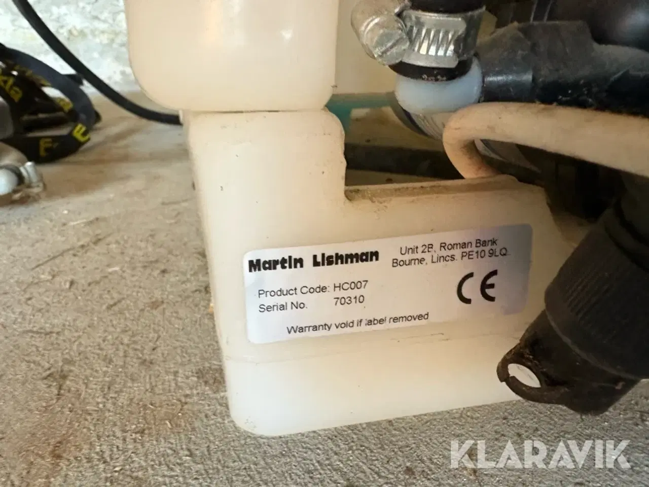 Billede 4 - ATV-sprøjte Martin Lishman HC 007 70 liter