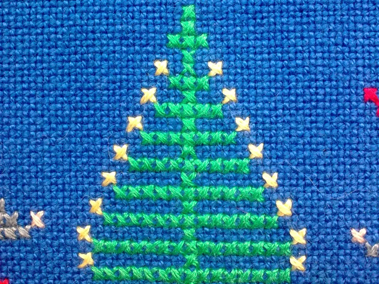 Billede 1 - Blå Jul med røde dansenisser