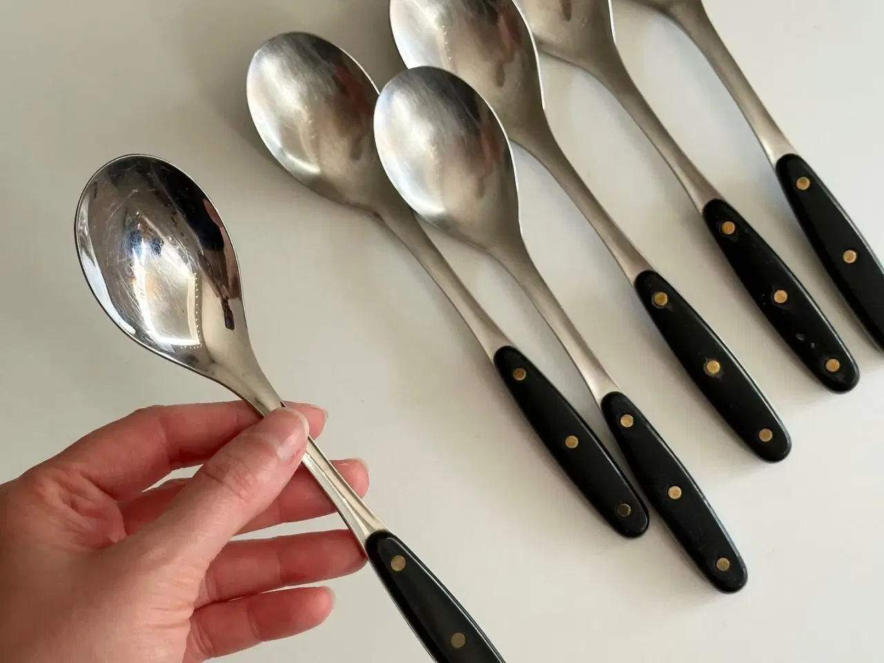 Billede 2 - Hackman Finland stainless skeer, 6 stk samlet