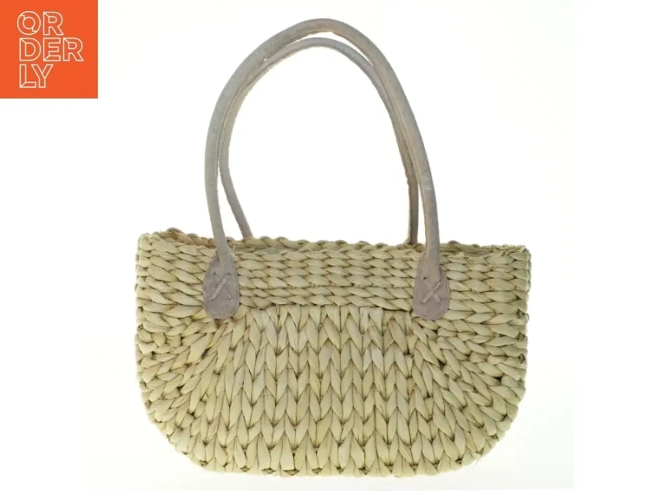 Billede 1 - Flettet strandtaske (str. 34 x. 20 cm)