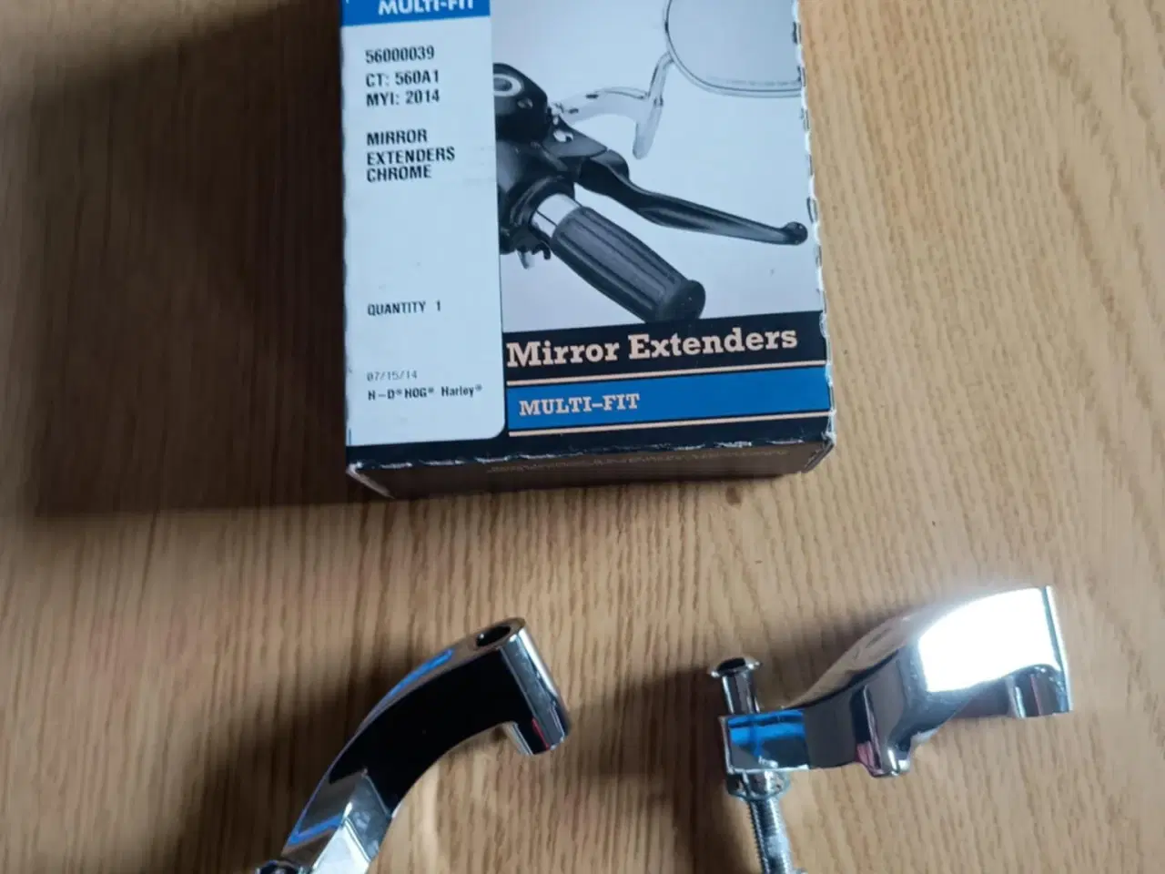 Billede 1 - Spejlforhøjere til Harley-Davidson