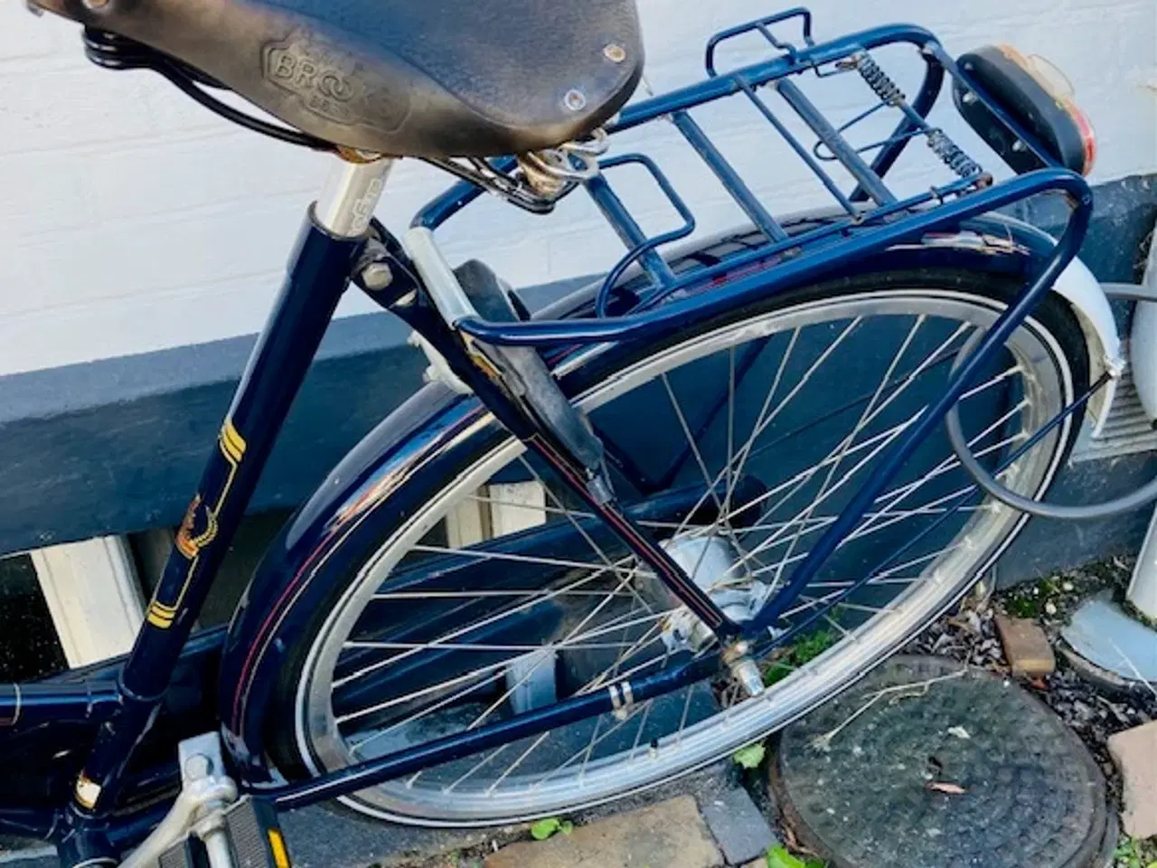 Billede 3 - Klassisk kongeblå Raleigh Tourist De Luxe 