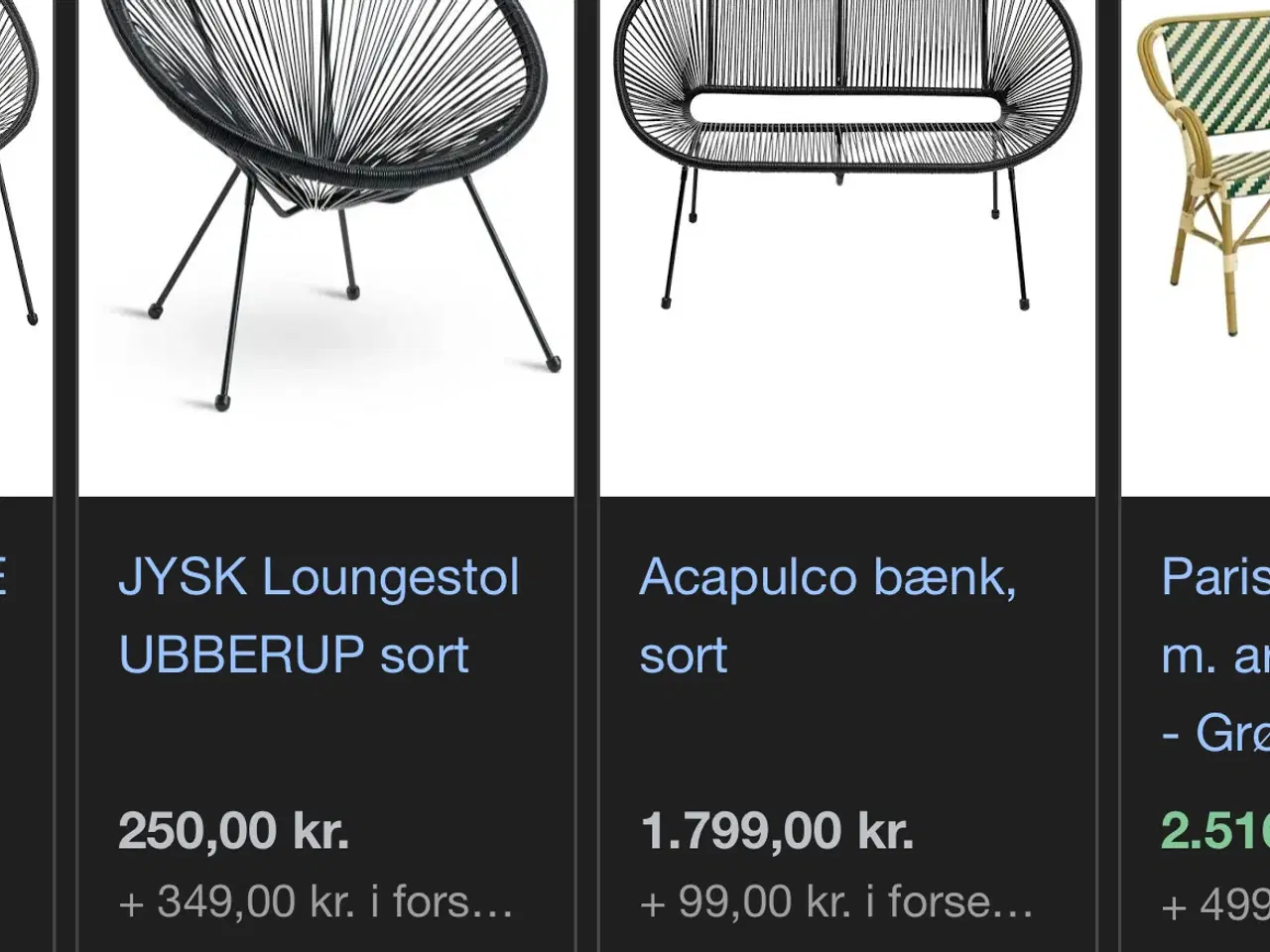 Billede 5 - Acapulco bænk og 2 Ubberup loungesol 