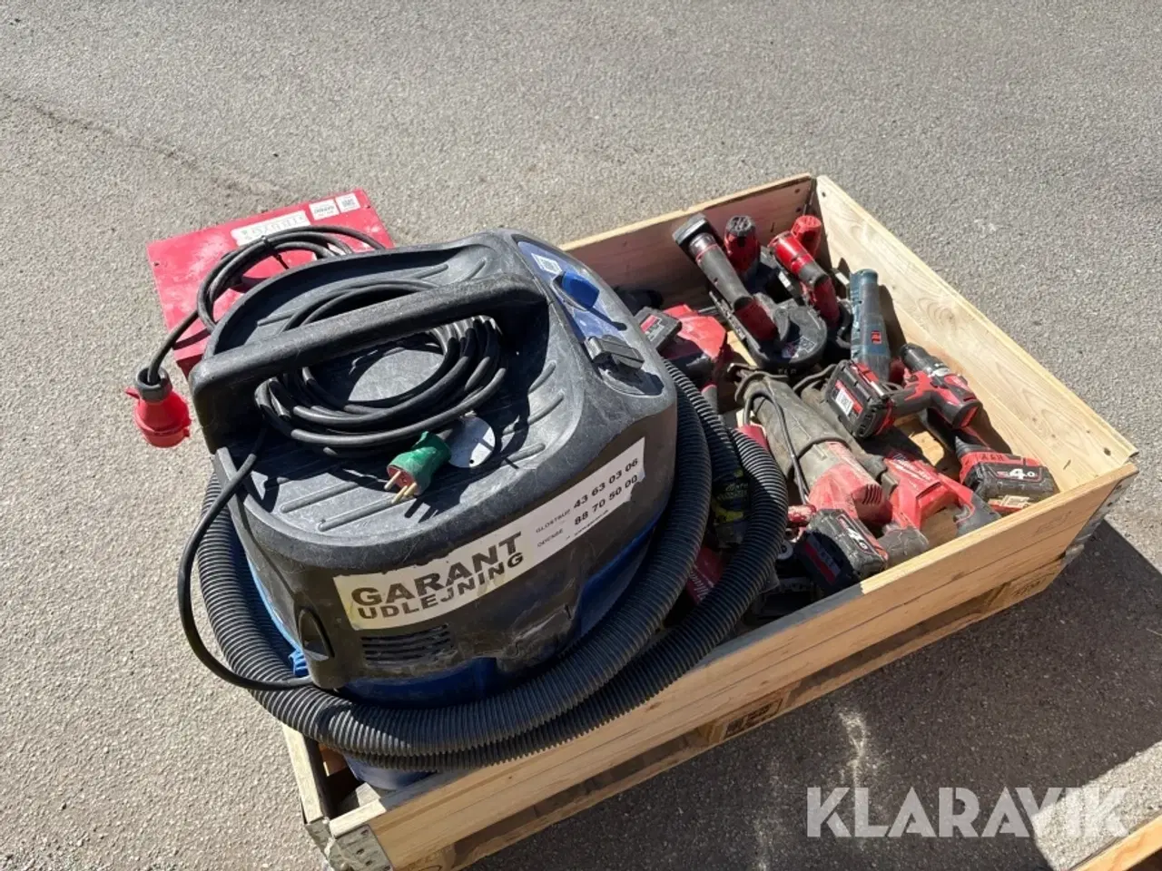 Billede 3 - Håndværktøj og støvsuger - 1 palle