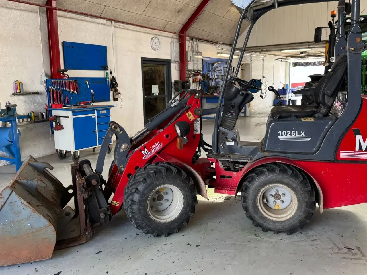 Billede 3 - VM Loader 1026 LX KUN 590 TIMER! MED SKOVL OG PALLEGAFLER!