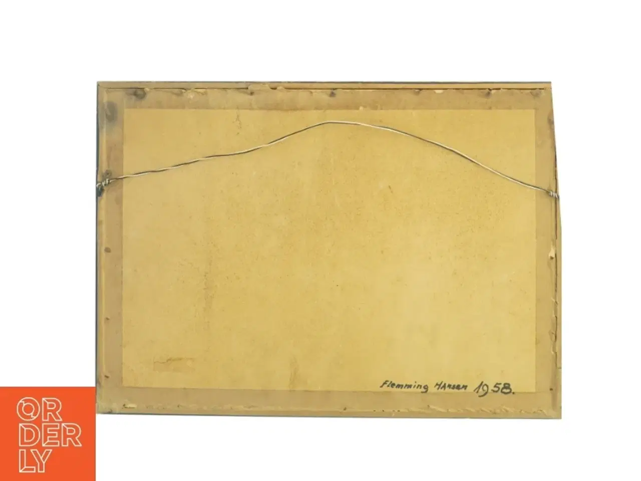 Billede 2 - Indrammet tegninger af stjernetegn af Flemming Hansen, 1958 (str. 44 x 32 cm)