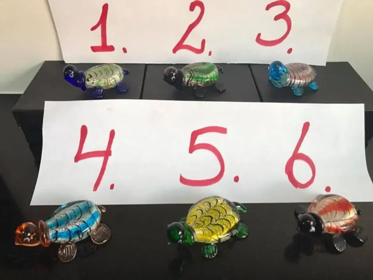 Billede 3 - Figurer i murano glas