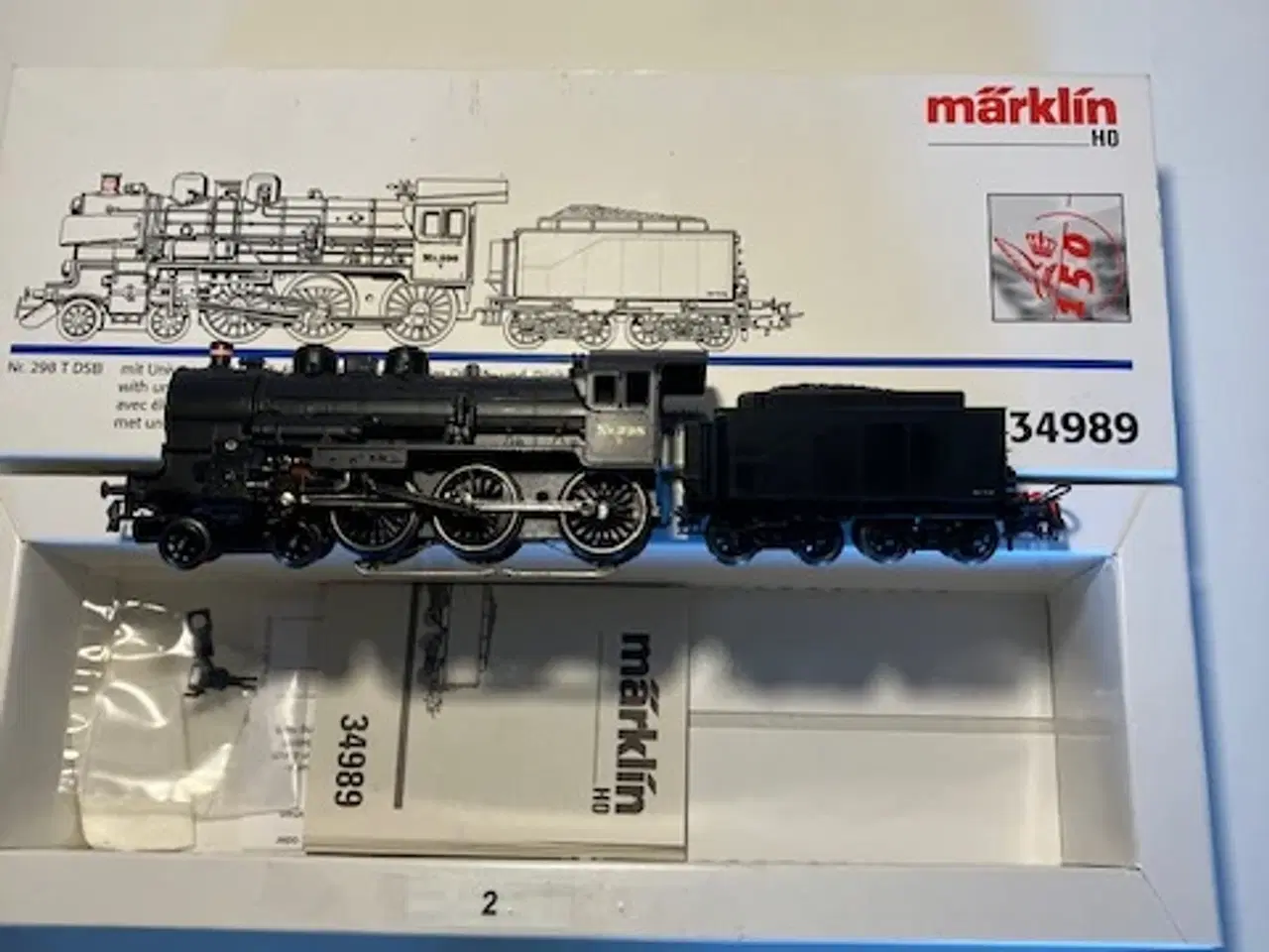 Billede 2 - Marklin 34989 DSB T maskine 298. DELTA Let Brugt H