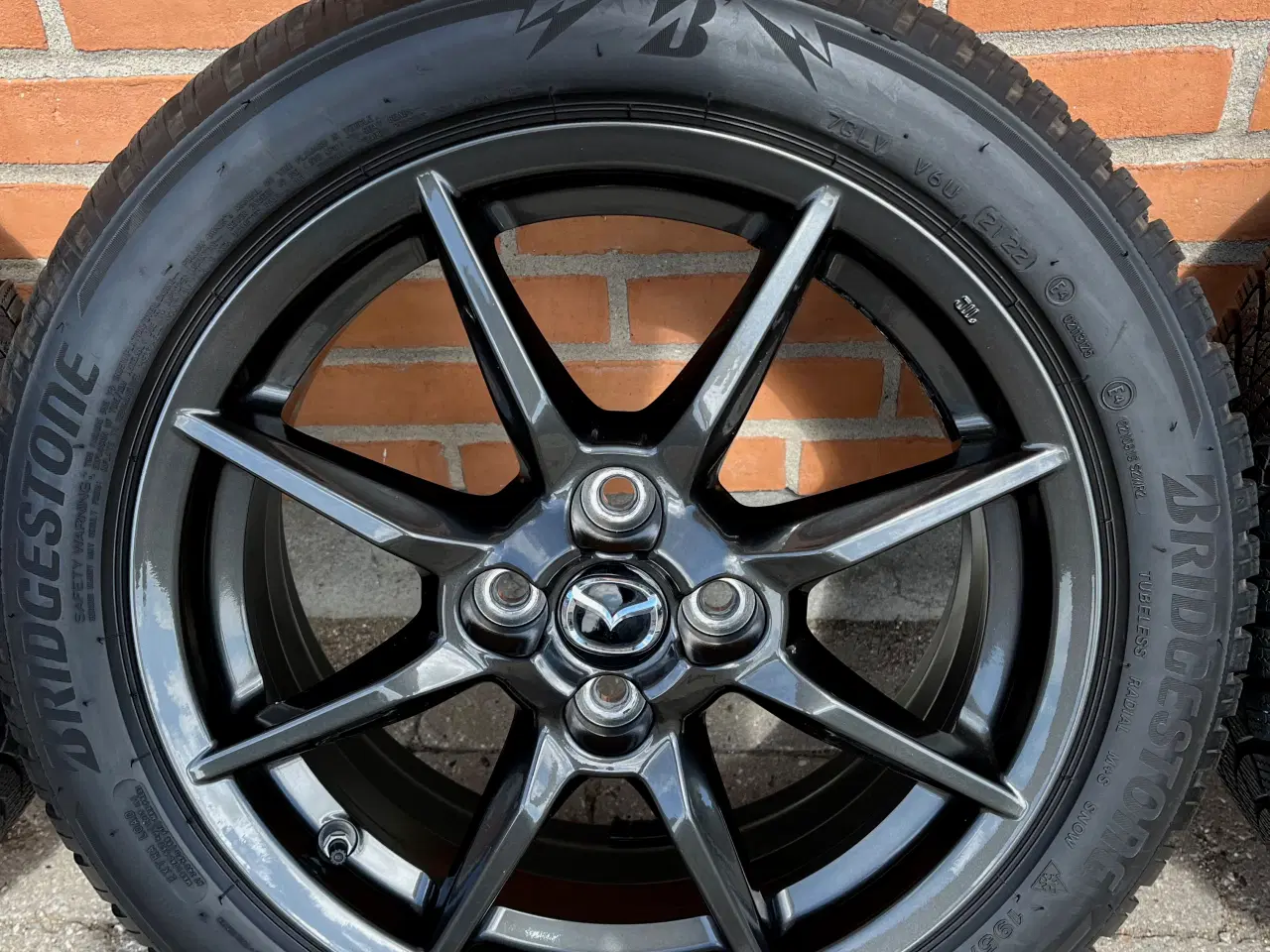 Billede 4 - Mazda MX5 ND. Vinterhjul på originale alufælge.