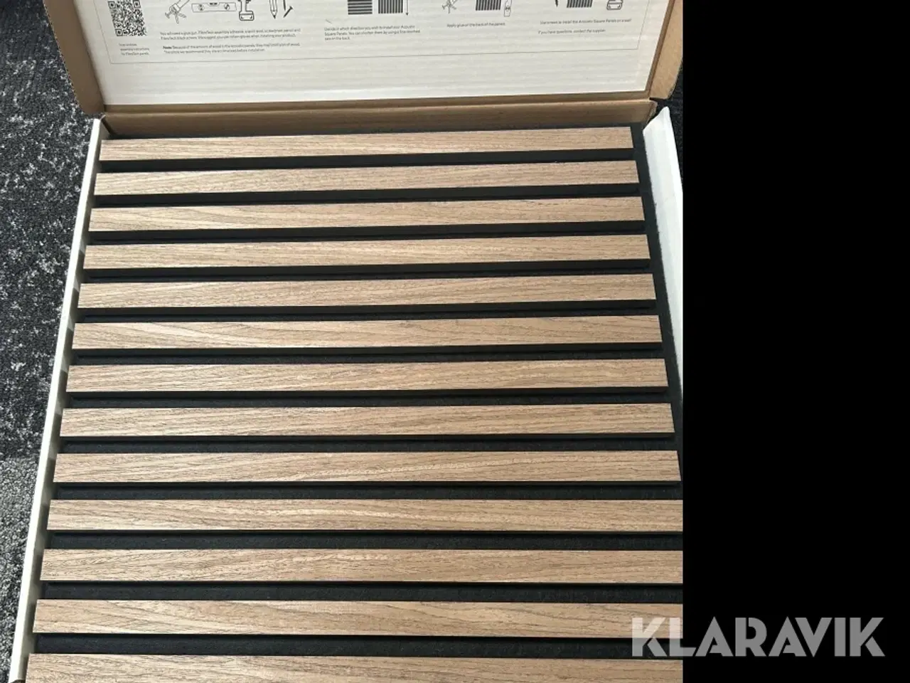 Billede 2 - Akustikpaneler Fibrotech Walnut 80stk