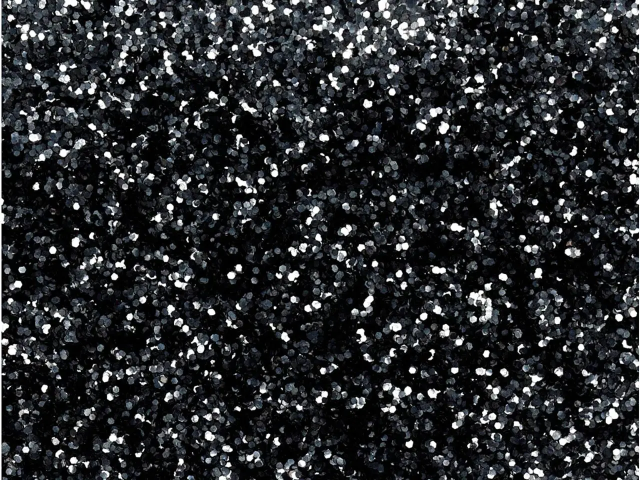 Billede 1 - Bionedbrydelig Sort Bio-Glimmer 0,4 mm - 10g