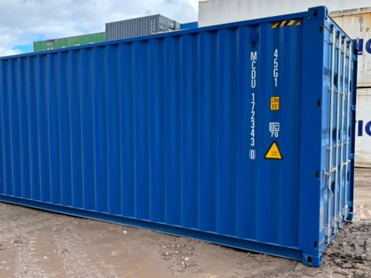 Billede 9 - Står i Hvidovre NY 40 fods HC Container i Blå