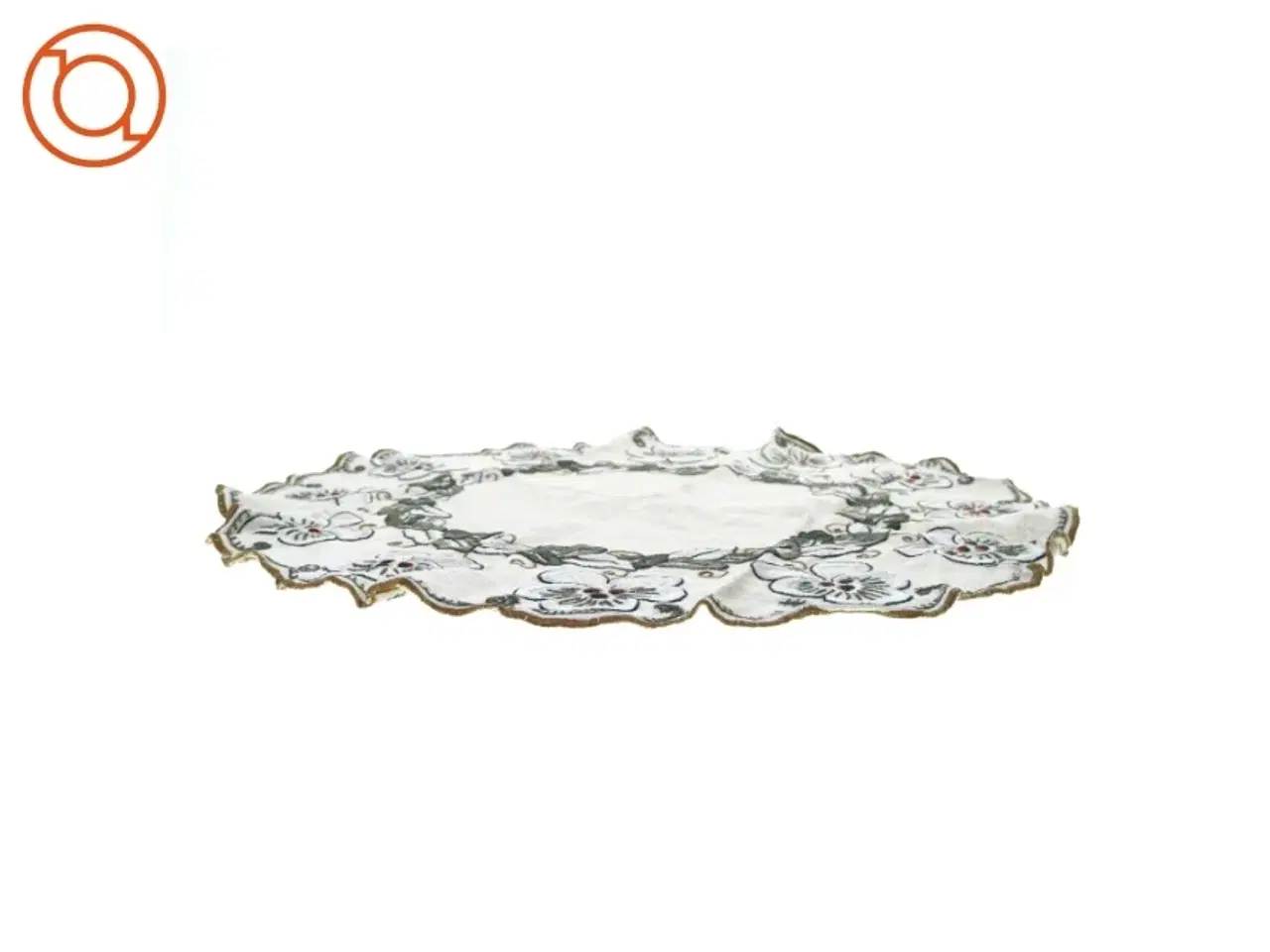 Billede 3 - Dug med broderi (str. 70 cm)