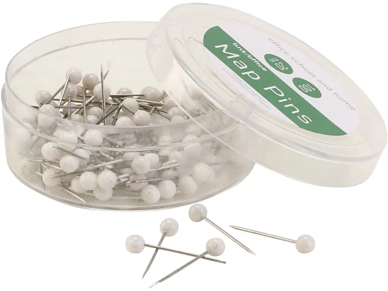 Billede 1 - Markeringsnåle Hvid - 100 stk. til Håndarbejde