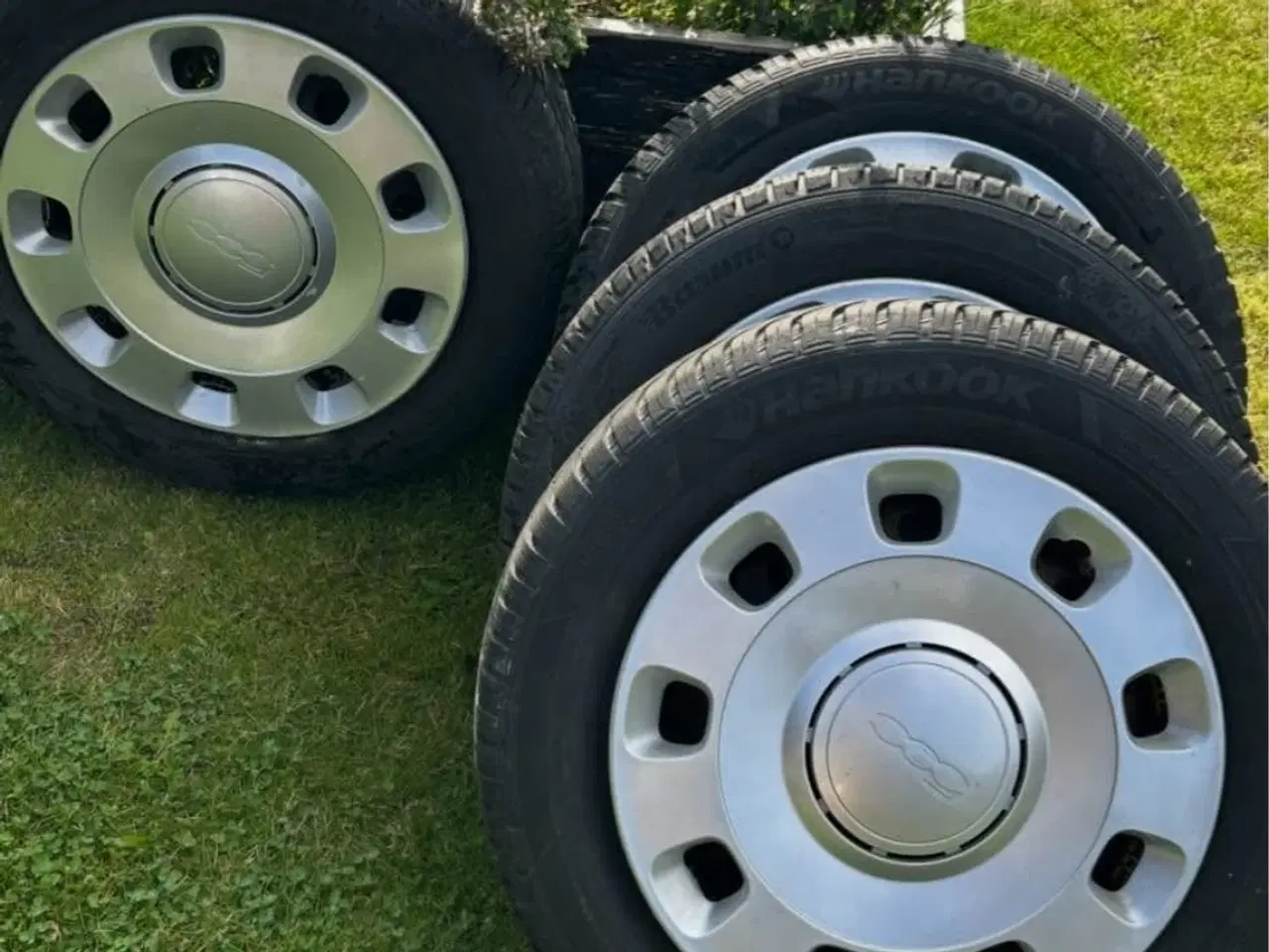Billede 3 - Fiat 500 14" Org Vinterhjul 175/65-R14 vinterdæk