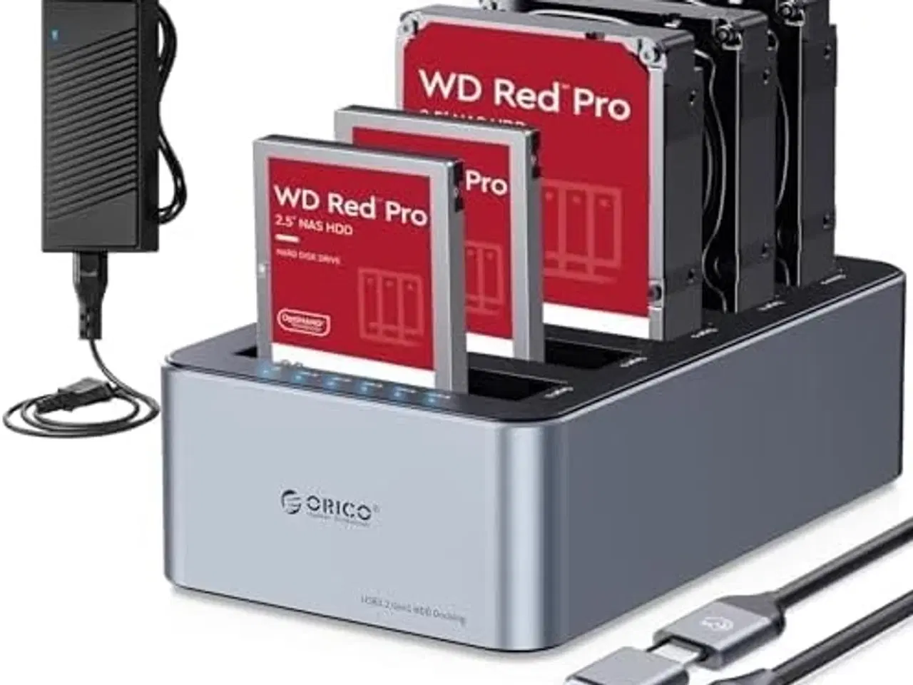 Billede 1 - ORICO Aluminium Clone HDD Dockingstation, 5 Bay