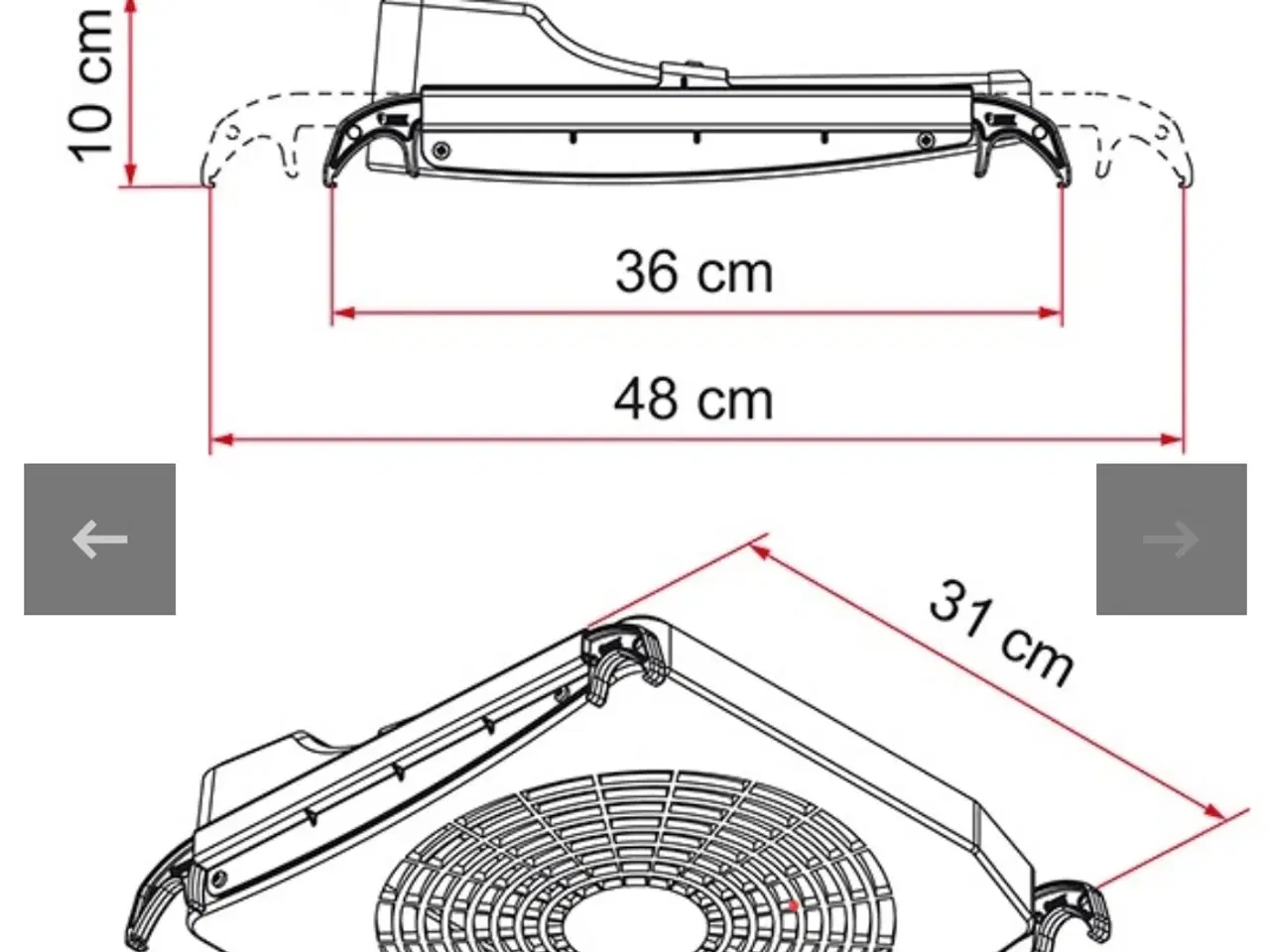 Billede 5 - Fiamma turbo kit 12v ventilator til campingvogn  