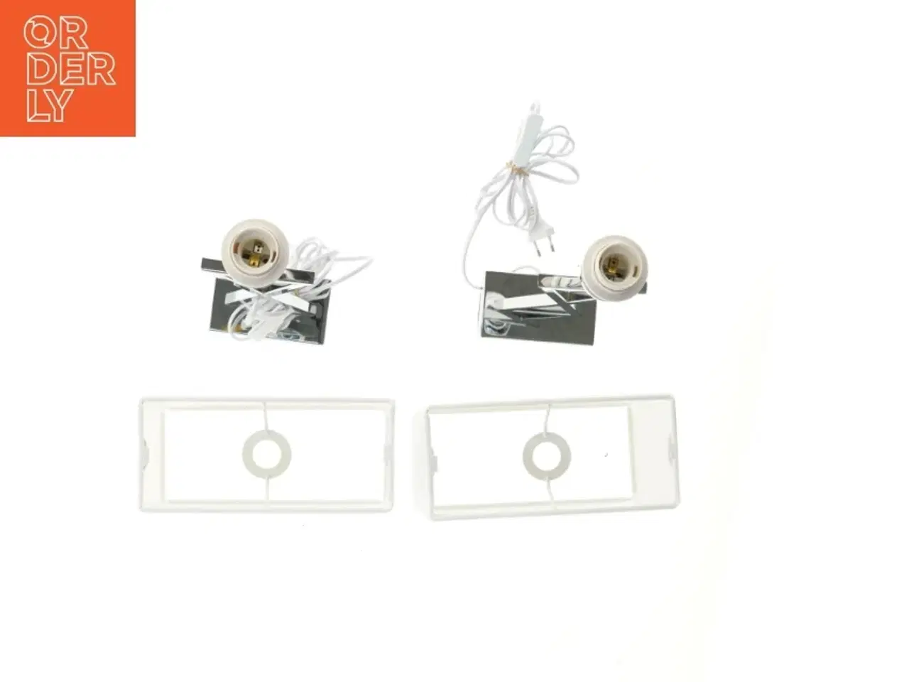 Billede 2 - Moderne bordlamper, sæt af 2 (str. 40x25 cm)