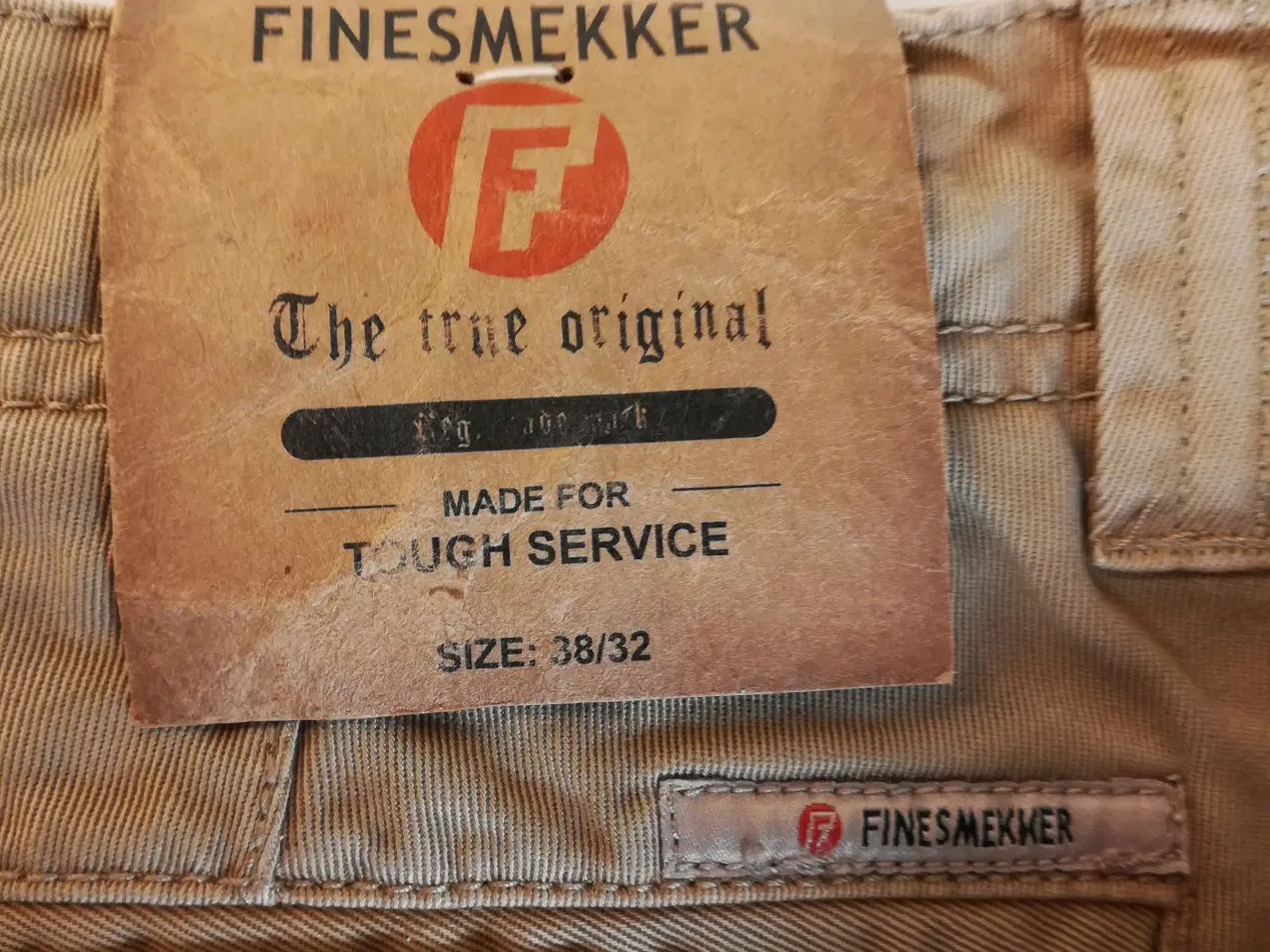 Billede 7 - Finesmekker Chino Bukser, sand, robertojeans.dk