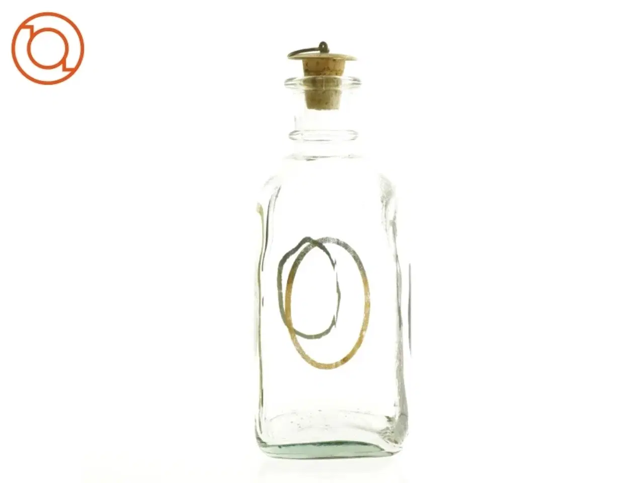 Billede 2 - Karaffel til julesnaps fra Holmegaard (str. 19 x 9 cm)