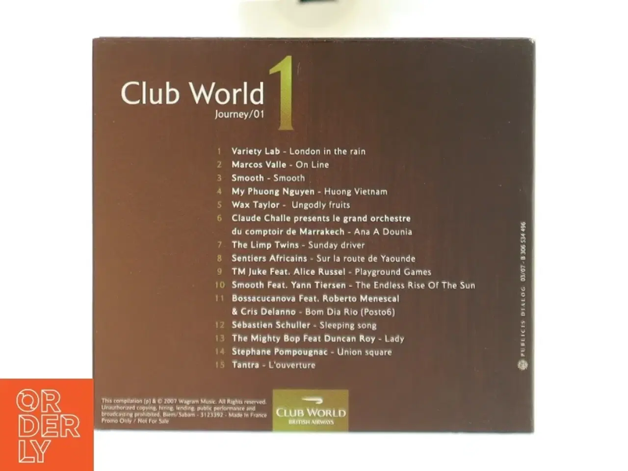 Billede 2 - Club World Promo CD fra British Airways