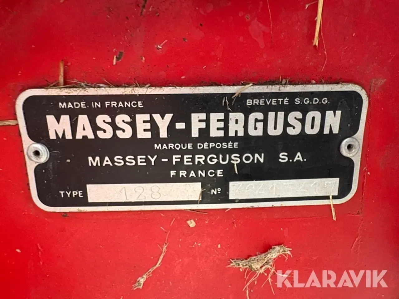 Billede 5 - Ballepresser Massey Ferguson 128