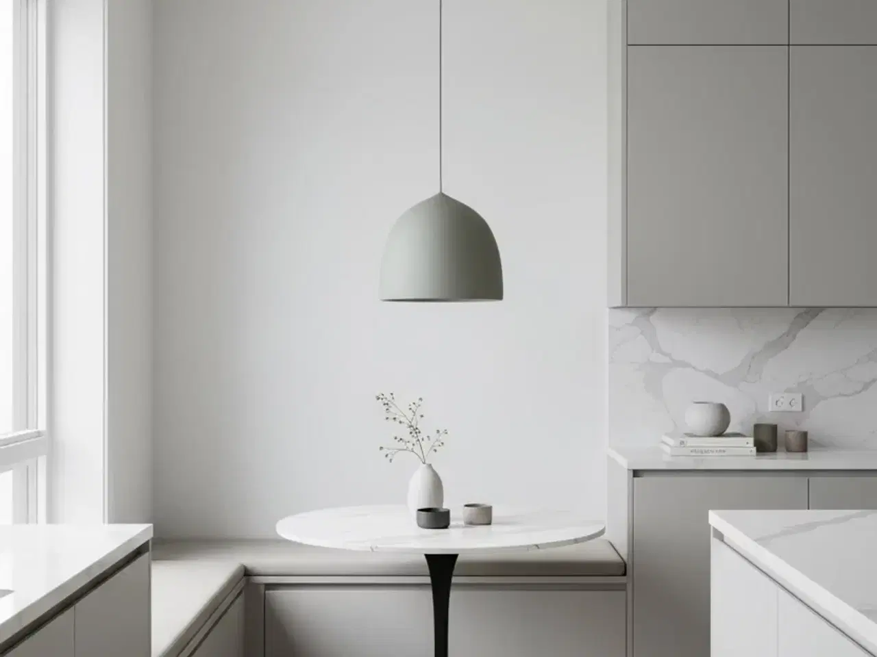 Billede 2 - Fritz Hansen Suspence P1 Pendel - Lysegrå Ø24 cm