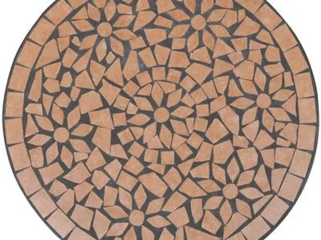 Billede 1 - vidaXL bistrobord 60 cm mosaik terracotta