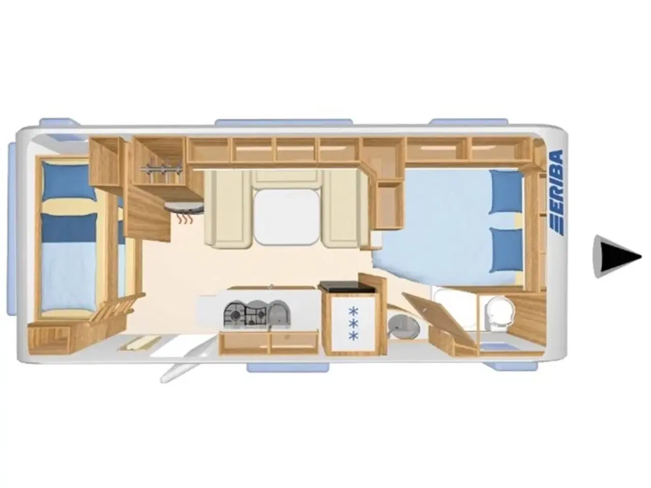 Billede 14 - 2015 - Hymer Eriba Exciting 560 FAMILIE   Pæn og velholdt familievogn - Hymer Eriba Exciting 560 fra 2015 - Kan nu opleves hos Camping-Specialisten i Silkeborg