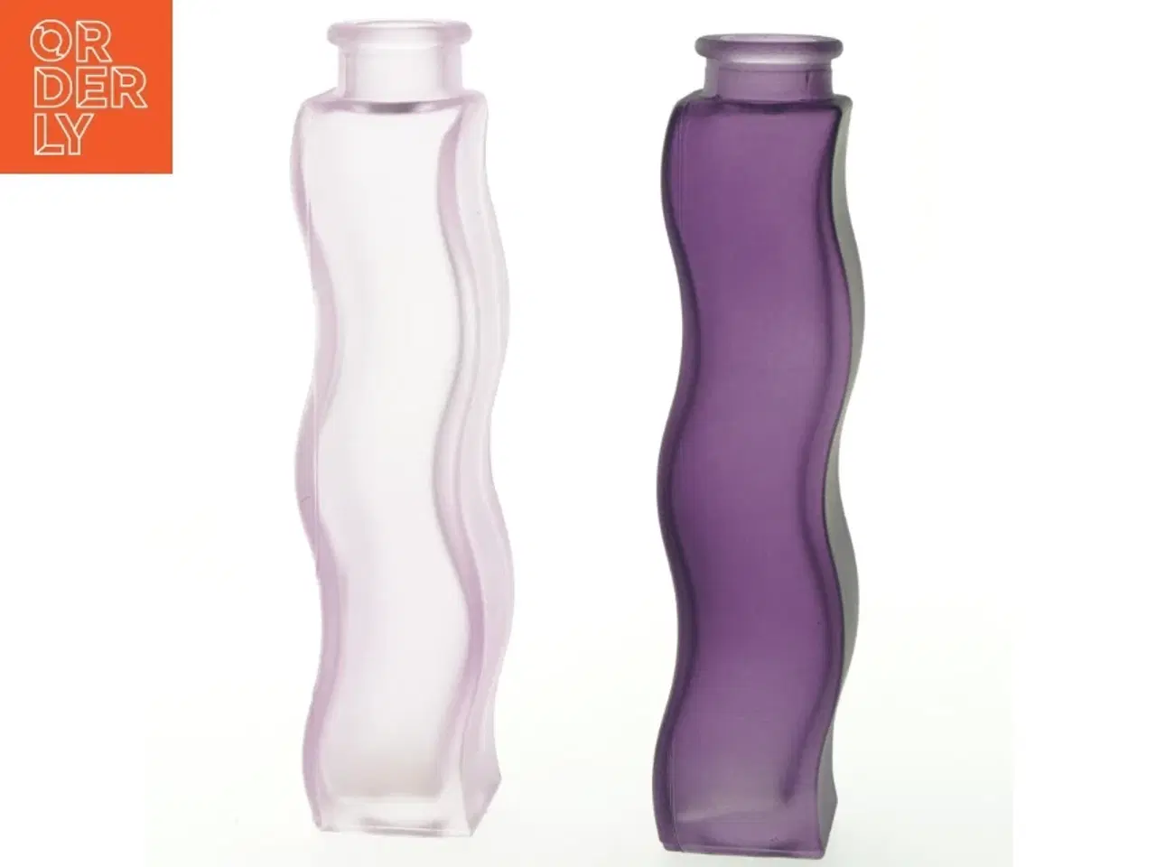 Billede 1 - Sæt af dekorative glasvaser (str. 21 cm)