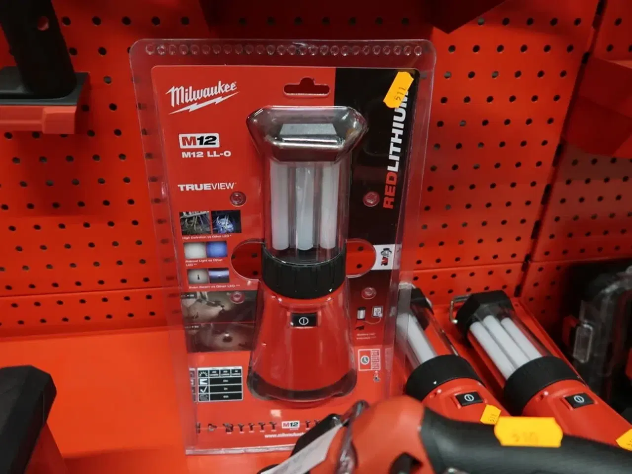 Billede 2 - 3 stk. arbejdslamper MILWAUKEE M12 LL-0