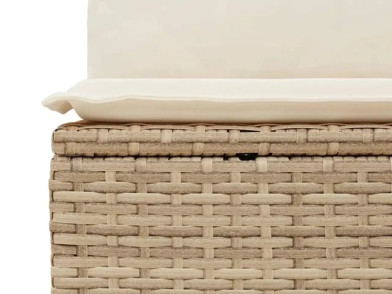 Billede 7 - 3-personers havesofa med hynder polyrattan beige