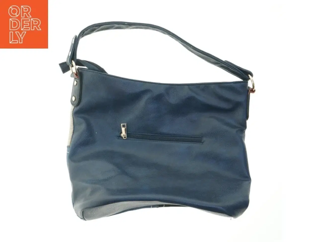 Billede 3 - Håndtaske i patchwork-stil (str. 33x36 cm)