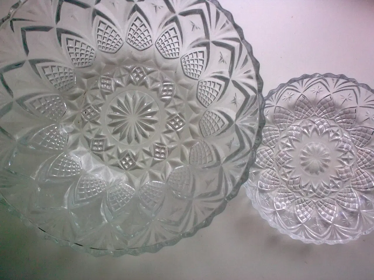 Billede 7 - Ananas facet glasskål og asiet