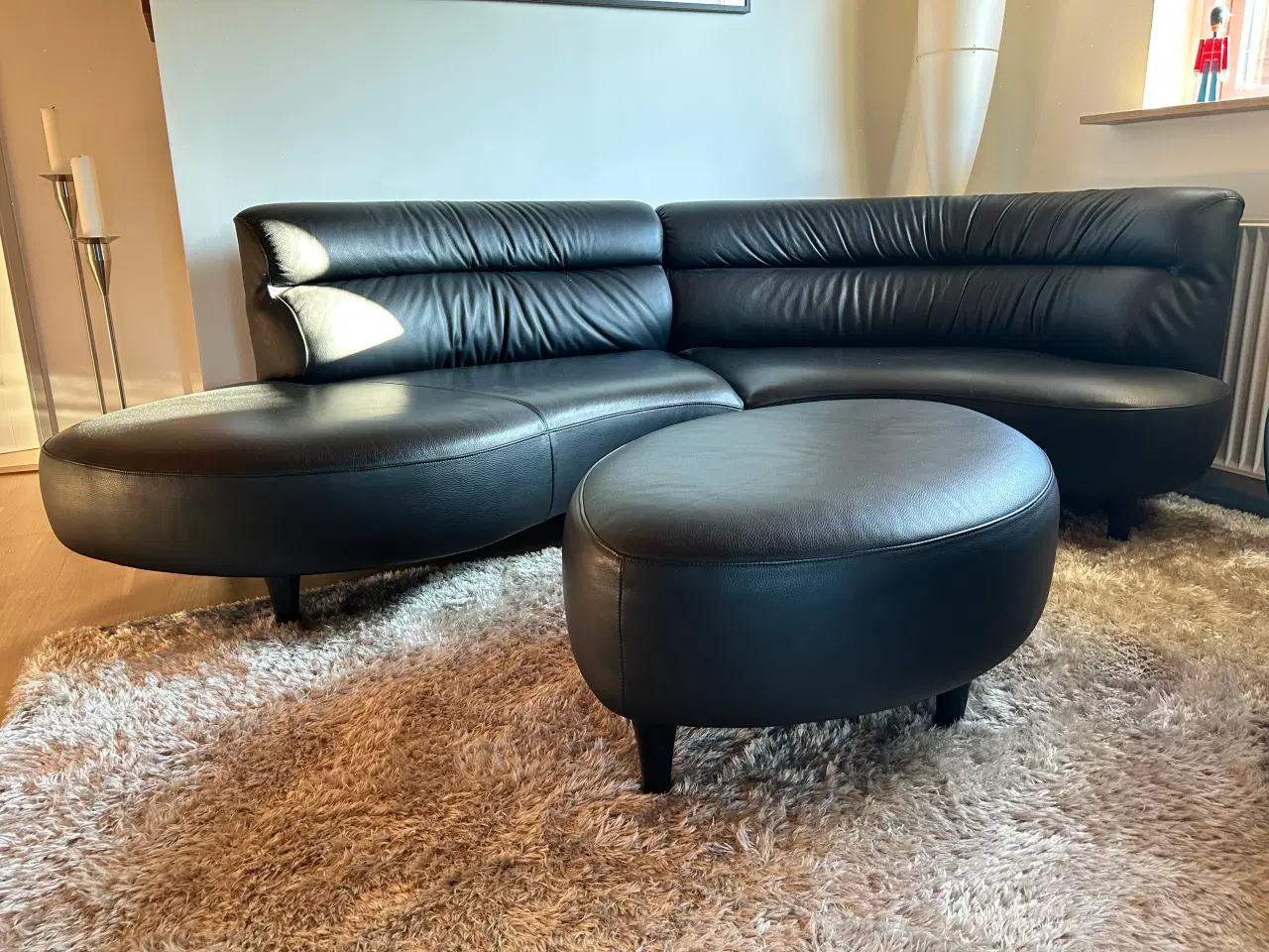Billede 1 - Rolf Benz lædersofa