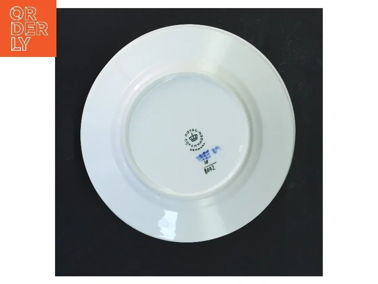 Billede 3 - Porcelænstallerkener 16 cm 5 stk fra Royal Copenhagen, med blå blomst motiv (str. 5 stk Ø 16 cm)