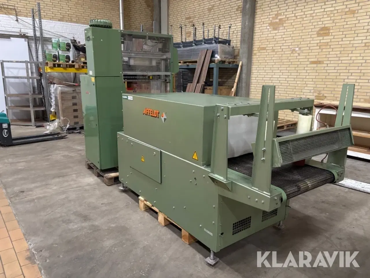 Billede 4 - Foliering og krympemaskine Affeldt VT60 - SA15