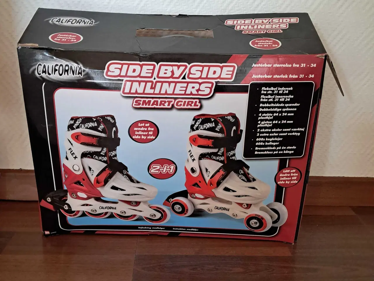 Billede 1 - Inliners california + beskyttelsessæt