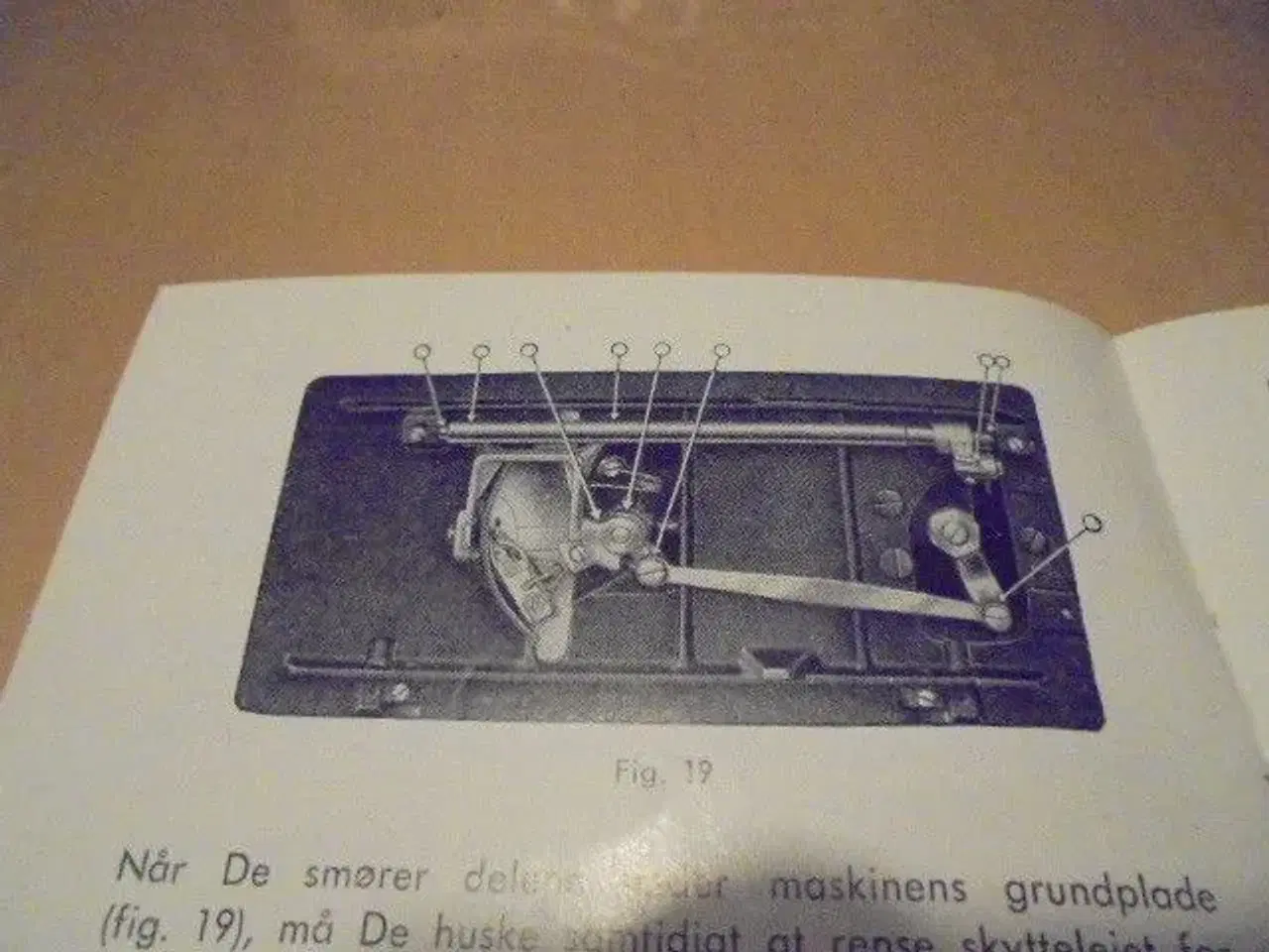 Billede 3 - Instruktionsbog til Pfaff 16 symaskine - pedaldrev