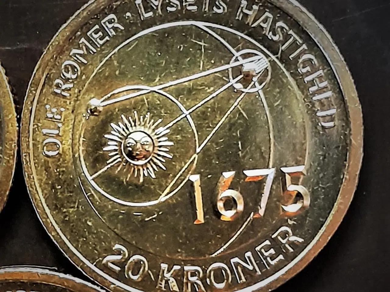Billede 1 - 20 KR KRONE 2013 OLE RØMER LYSETS HASTIGHED 1675